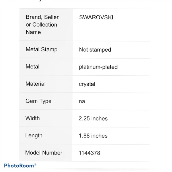 Swarovski Large Nirvana bangle rhodium plated nwt - Picture 4 of 13